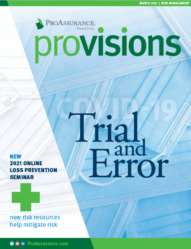 March 2021 ProVisions cover